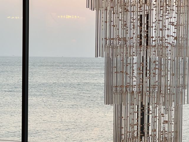 日の入り見ながら_青海波 海の舎