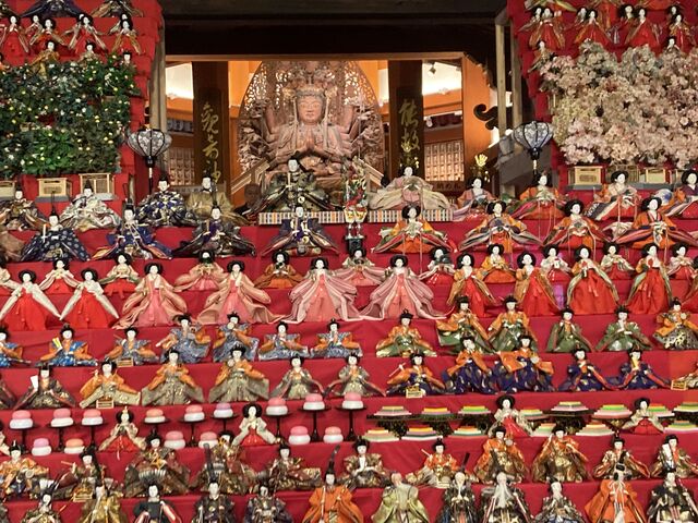 本堂のお雛様_壷阪寺禮堂