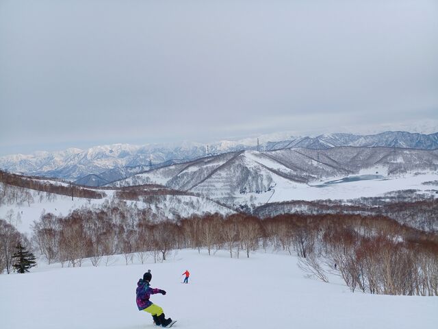 ゲレンデは 超空いていて 気持ち良く クルージング出来満足_かぐらスキー場(田代エリア)