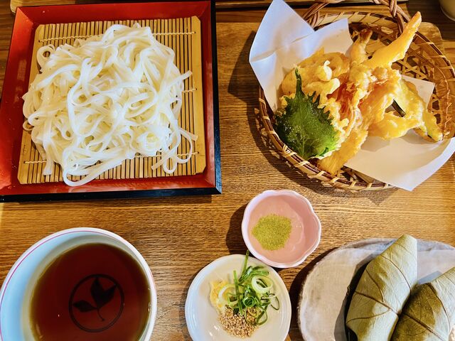 静亭(ザル葛うどん定食)_静亭