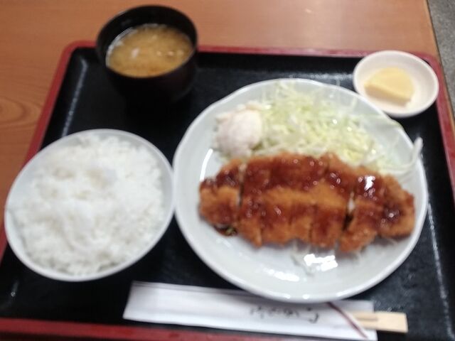 聖地めしのロース定食(とんかつ)_とんかつ 大丸