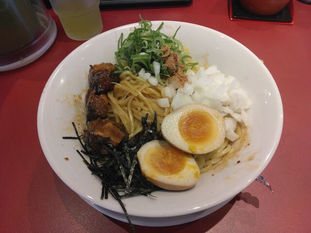 初めての油そばでした。_丸源ラーメン 江戸川鹿骨店