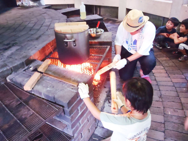 併設されている釜戸_藤野芸術の家