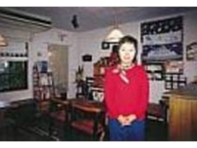 落ち着いた雰囲気のセンスの良い喫茶店_ヤシの木