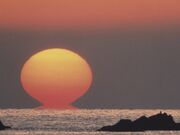 宿毛湾のだるま夕日の写真1