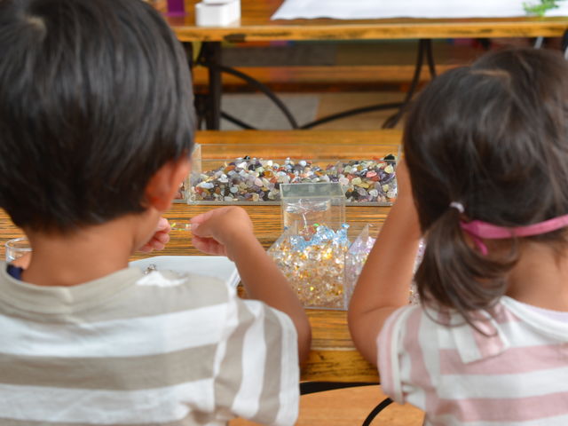 お子様も真剣・・・_CANDLEHOUSE ChouChou