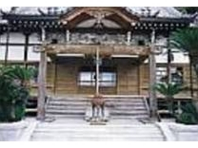 後方に山がそびえ、周囲はとても静かだ_日澄寺