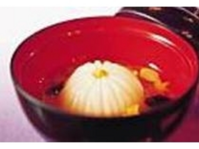 口の中でとろける手の込んだ菊かぶら_旬料理 壇