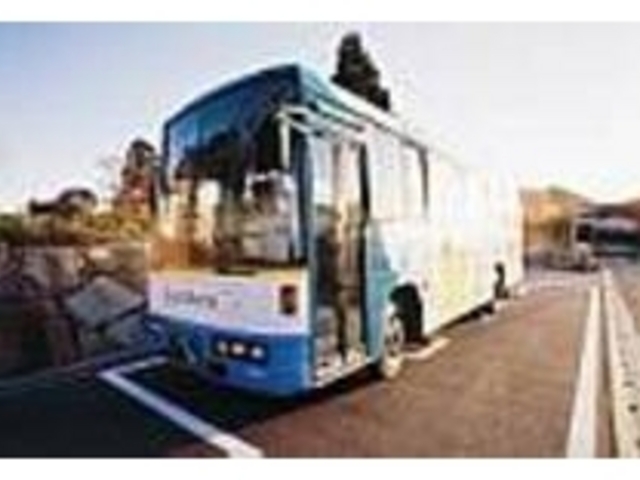 55人乗りの中型コミュニティバス_有田町コミュニティバス