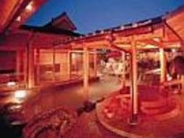 平安絵巻を思わせる情緒豊かな姫方用露天_天然温泉風待ちの湯 福寿荘