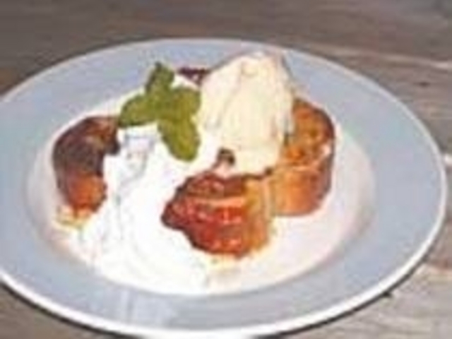 トリムデザートにはアイス&生クリームが_Trim Cafe