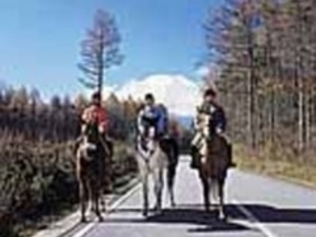 富士と乗馬_乗馬クラブばしゃみち
