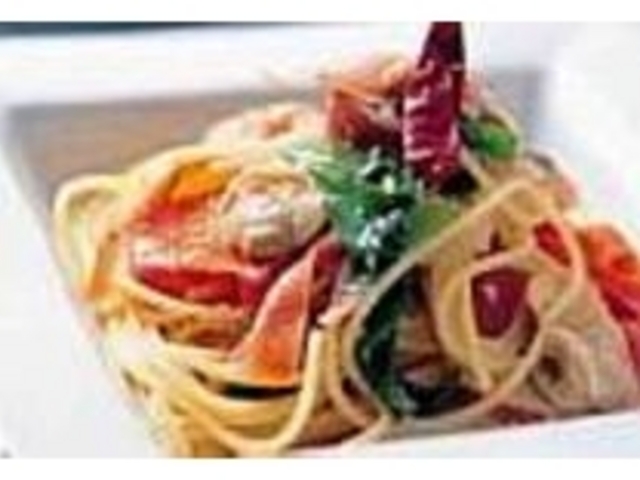 京野菜がたっぷり入ったペペロンチーノ_スコルピオーネ祇園