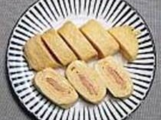 玉子を3個使った『明太子入り玉子焼』_屋台 たかちゃん