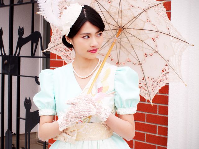上質なドレスとヘッドドレスを身に付け、モデル気分…絵画のような写真に仕上がりました。_Classical Princess Japon