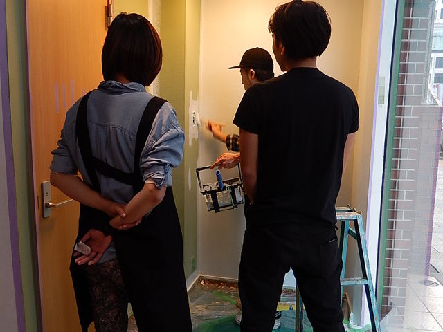 レッスン風景_ベンジャミンムーア青山フラッグシップショップ