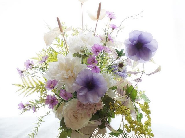 アーティフィシャルフラワーアレンジメント_flower design fasy