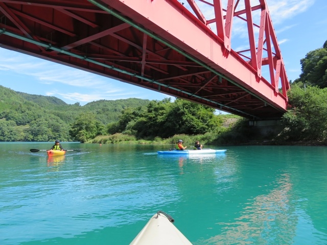 おんたけ湖カヌーツーリング