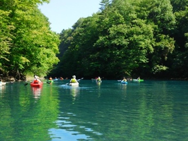 おんたけ湖カヌーツーリング