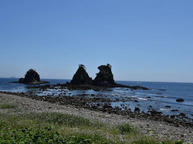 逢ヶ浜(おうのはま)でジオサイトの見学も_カノー伝説
