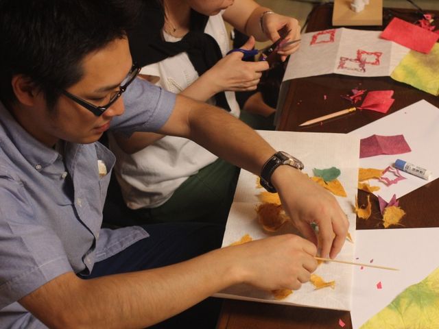 男性の方も楽しめます_手作りライト教室 PaperMoon