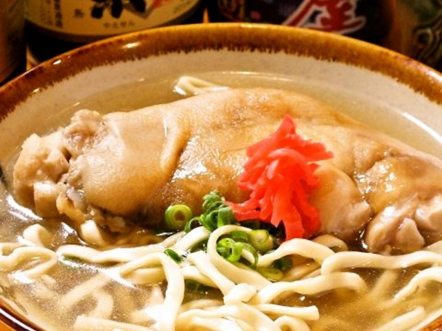足てびちそば_琉球家庭料理 葵屋 旭橋駅前店