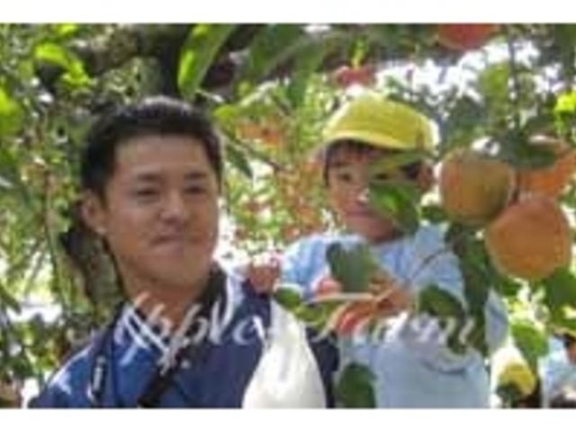 親子で楽しく♪_手塚郁夫りんご園