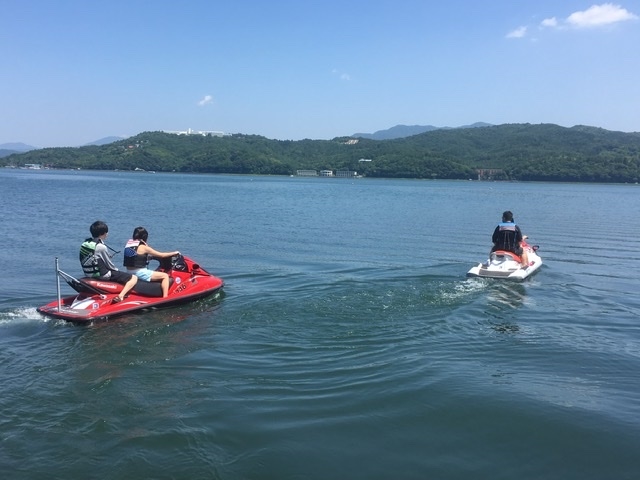 水上バイク_山中湖ヨットハーバー