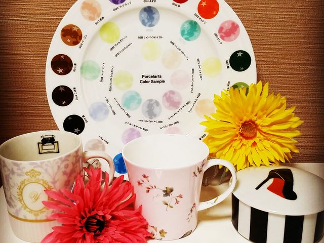 インストラクター課題作品☆_ポーセラーツサロンMy Favorite