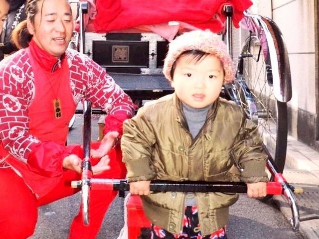 お子様に大人気!!_浅草人力車 小杉屋