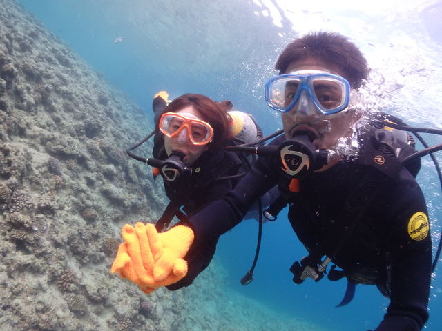 余裕がある方は、手放しで泳いで頂きます♪_abuku diving & snorkeling