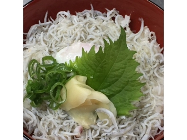しらす丼の一例_内海温泉 いち豆