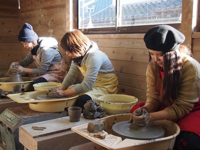 女子旅でも多くご利用いただいております☆_益子陶芸倶楽部