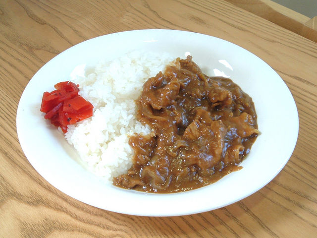 納豆喰豚オリジナルカレー_飛騨川温泉 しみずの湯