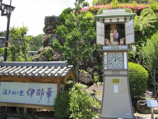 からくり時計_湯多利の里 伊那華