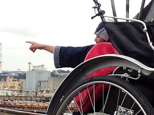 わかりやすいスペシャルガイド付きです_人力車えびす屋関門
