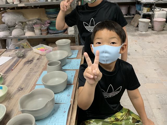 お子さんが上手です_オンリーワン陶芸教室