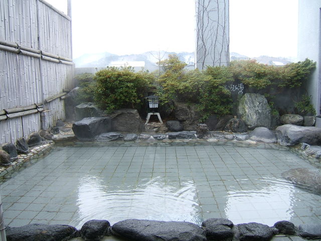 露天風呂_ホテル秋田屋