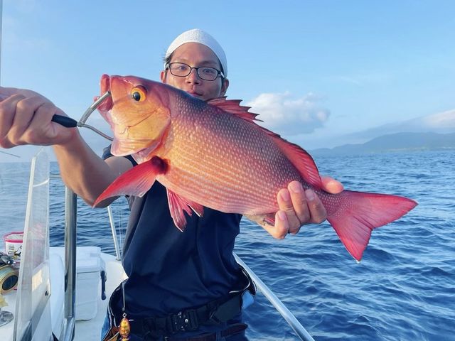 石垣島の赤い魚を釣ろう♪_ぱいぬ島レジャーフィッシング
