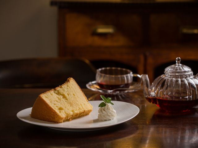 八十六温館のケーキセット_松本ホテル花月