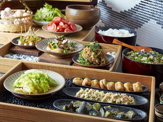 レストランI;caza和食おばんざいビュッフェ(朝食)_松本ホテル花月