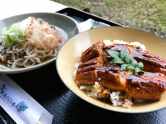 うな丼と越前おろし蕎麦セット_一乗谷あさくら水の駅
