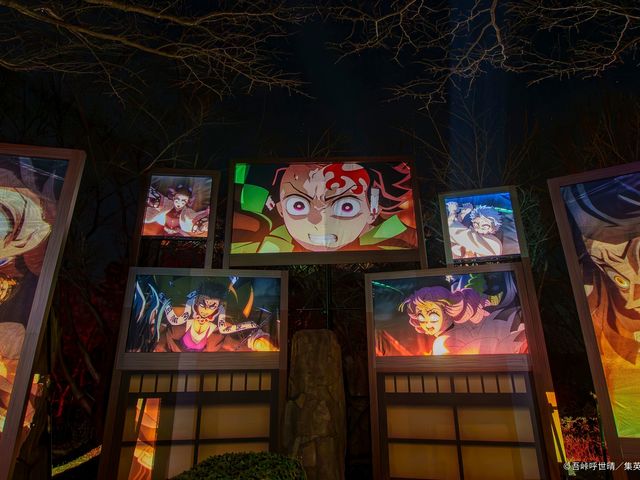 アニメ「鬼滅の刃」を大迫力で楽しめるナイトウォーク!_ニジゲンノモリ