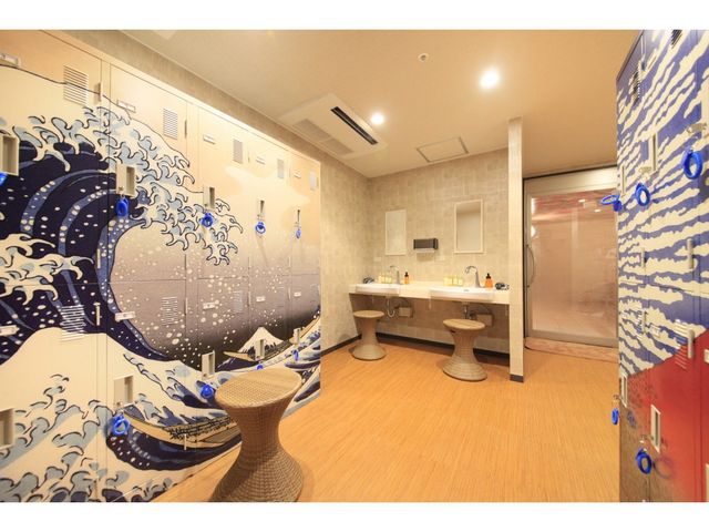 大浴場脱衣室_センチュリオンホテル&スパ倉敷