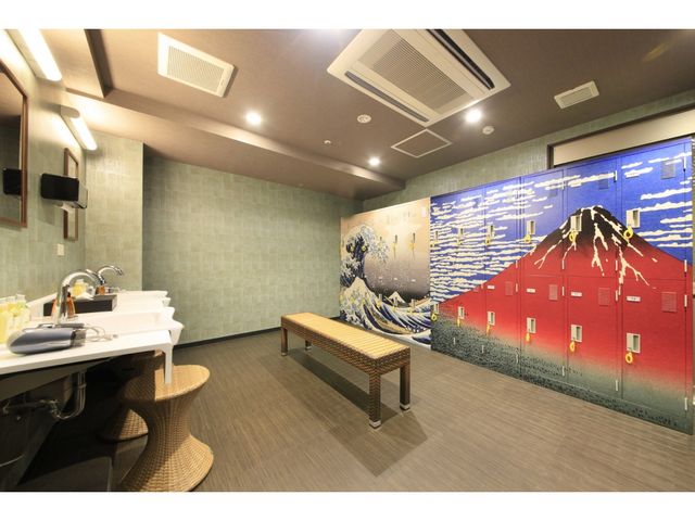 大浴場脱衣室_センチュリオンホテル&スパ倉敷