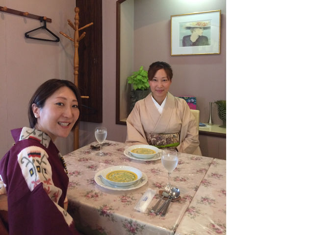着物でランチ_むらさき堂