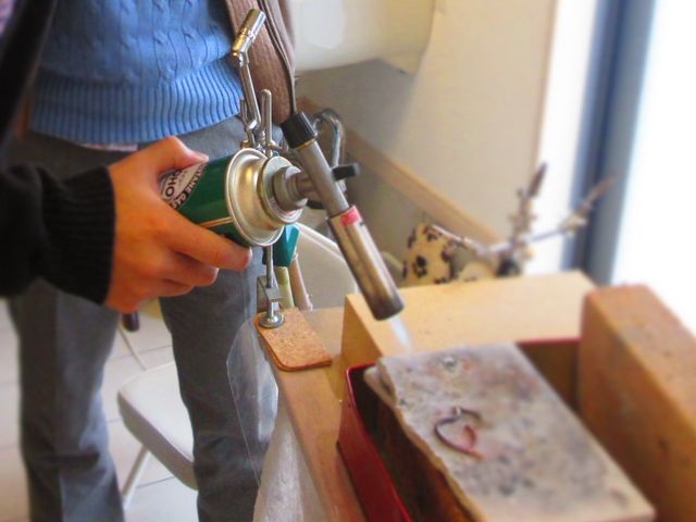 バーナー作業_atelier fine