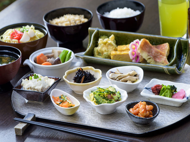 朝食ブッフェ 和食イメージ_沖縄ハーバービューホテル ガーデンレストラン プランタン