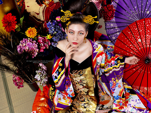 花魁体験撮影東京Photo Graphicoフォトスタジオ