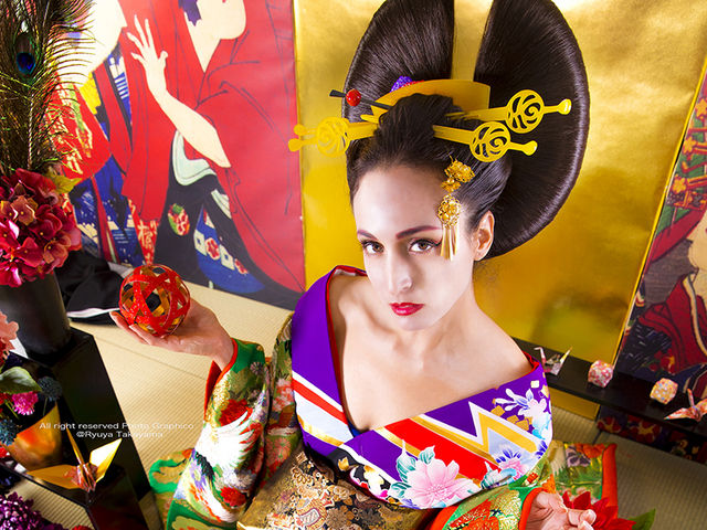 花魁体験撮影東京Photo Graphicoフォトスタジオ
